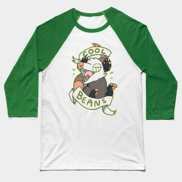 Cool Beans Baseball T-Shirt by goccart